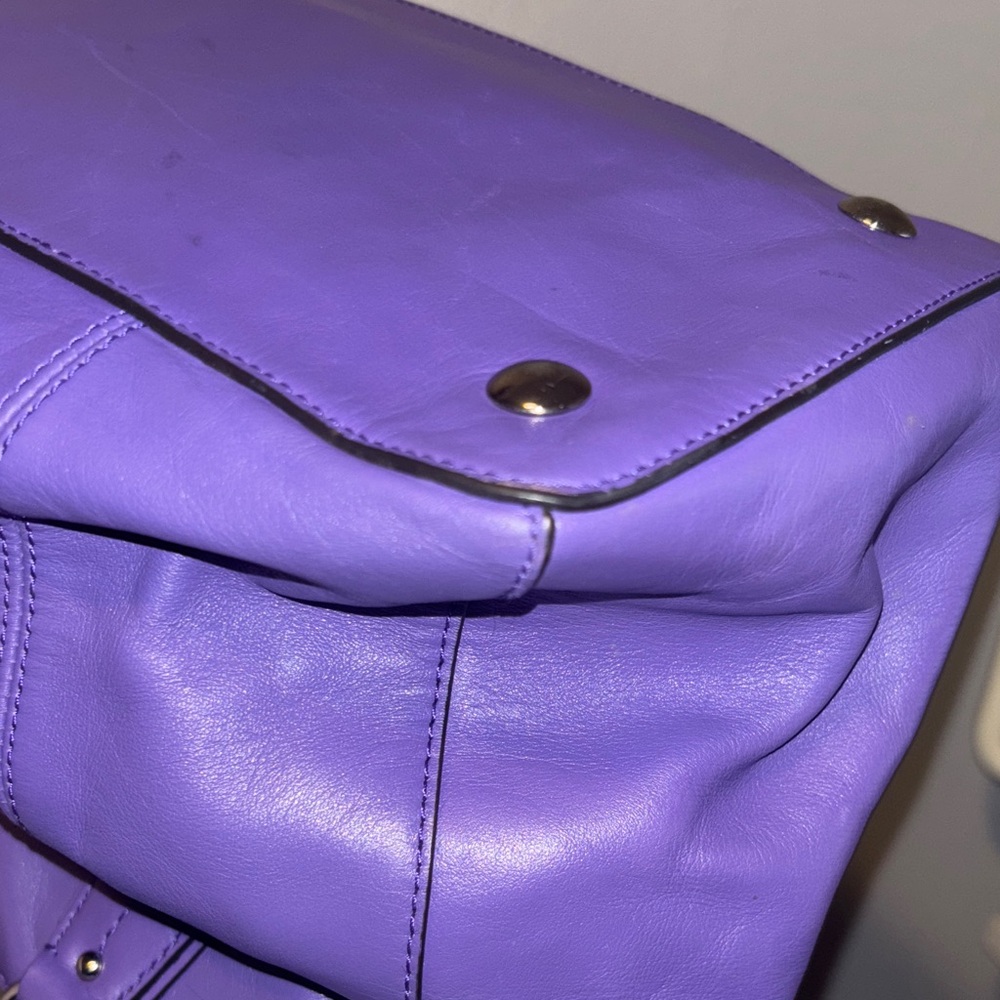 Coach Vibrant Purple Satchel Bag - Picture 13 of 16